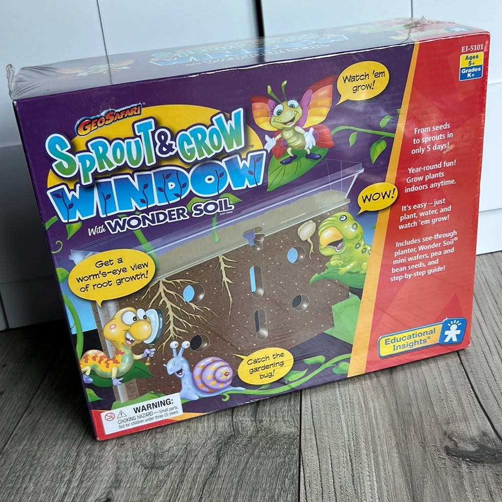 Sprout and Grow Window Geo Safari educational Insights Learning Teaching